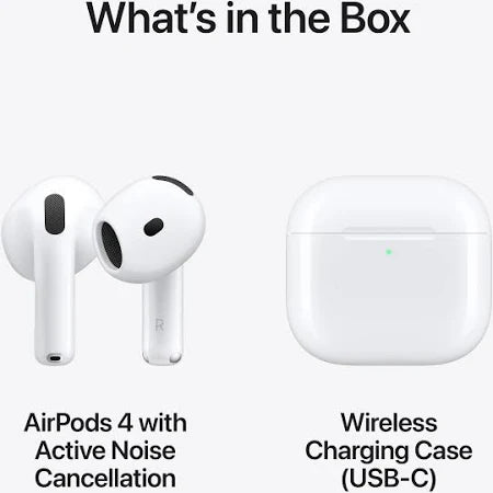 Global Impex AirPods Pro 4 | Wireless Earbuds | H2 Chip, Spatial Audio, USB-C Case, Bluetooth 5.3, Sweat & Water Resistant,